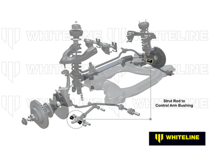 W81195 Whiteline Front Strut Rod - To Control Arm Bushing Kit to Suit Ford Falcon/Fairlane EA-EL | Genuine Whiteline Suspension Component - photo 2 of 5