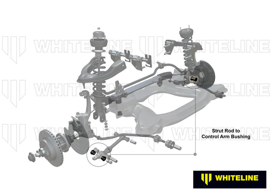 W81195 Whiteline Front Strut Rod - To Control Arm Bushing Kit to Suit Ford Falcon/Fairlane EA-EL | Genuine Whiteline Suspension Component - photo 2 of 5