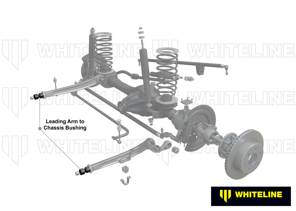 W81426 Whiteline Front Leading Arm - To Chassis Bushing Kit to Suit Ford F Series F100, F250 and F350 | Genuine Whiteline Suspension Component - photo 2 of 5