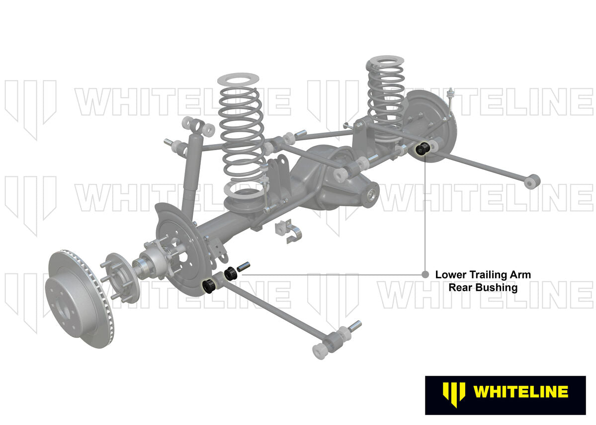 W81653 Whiteline Rear Trailing Arm Lower - Rear Bushing Kit to Suit Land Rover Defender, Discovery and Range Rover Classic | Genuine Whiteline Suspension Component - photo 2 of 5