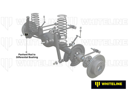 W82589A Whiteline Front Panhard Rod - To Differential Bushing Kit to Suit Jeep Cherokee, Grand Cherokee and Wrangler | Genuine Whiteline Suspension Component - photo 3 of 6