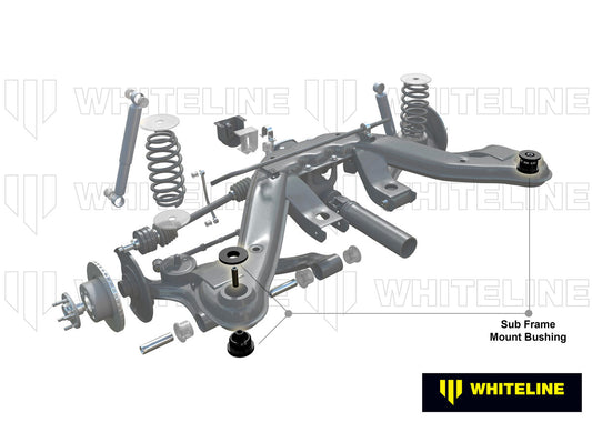 W91616 Whiteline Rear Subframe - Bushing Kit to Suit Nissan 1600, 180B, 240K and Bluebird | Genuine Whiteline Suspension Component - photo 2 of 5