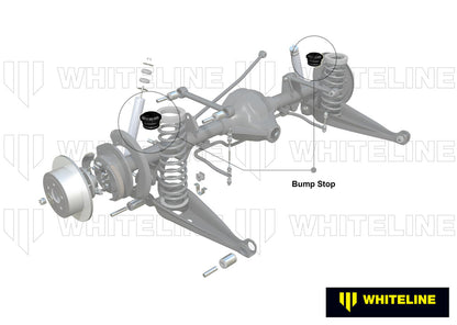 W92334 Whiteline Rear Bump Stop - Bushing Kit to Suit Holden Commodore VN-VS and HSV Ute | Genuine Whiteline Suspension Component - photo 2 of 5