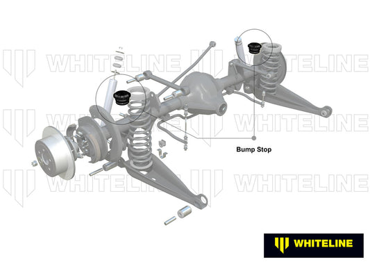 W92334 Whiteline Rear Bump Stop - Bushing Kit to Suit Holden Commodore VN-VS and HSV Ute | Genuine Whiteline Suspension Component - photo 2 of 5