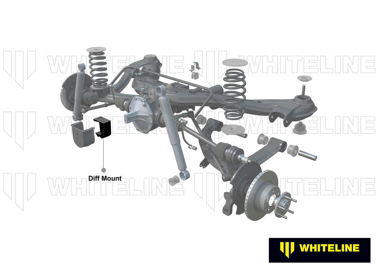 W92615 Whiteline Rear Differential Mount - Bushing Kit to Suit Holden Commodore VN-VX and HSV | Genuine Whiteline Suspension Component - photo 2 of 4