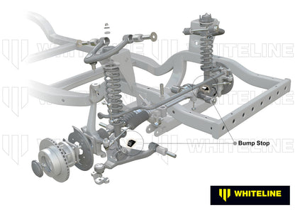 W92827 Whiteline Front Bump Stop - Upper Bushing Kit to Suit Holden HQ-WB and Torana LH-LX | Genuine Whiteline Suspension Component - photo 2 of 4