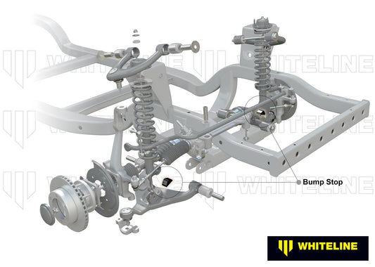 W92827 Whiteline Front Bump Stop - Upper Bushing Kit to Suit Holden HQ-WB and Torana LH-LX | Genuine Whiteline Suspension Component - photo 2 of 4