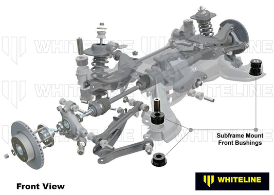 W92994 Whiteline Rear Subframe - Bushing Kit to Suit Nissan 350Z, Skyline and Stagea | Genuine Whiteline Suspension Component - photo 2 of 6