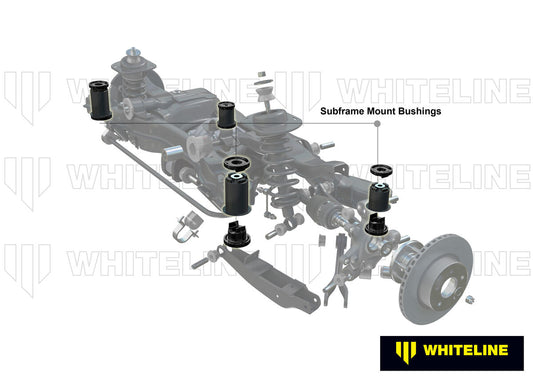W93166 Whiteline Rear Subframe - Bushing Kit to Suit Holden Commodore VE, VF and HSV | Genuine Whiteline Suspension Component - photo 2 of 4