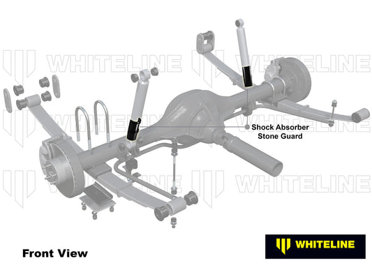 W93192 Whiteline Universal Shock Absorber - Stone Guard Kit to Suit All 4x4 Applications | Genuine Whiteline Suspension Component - photo 2 of 5