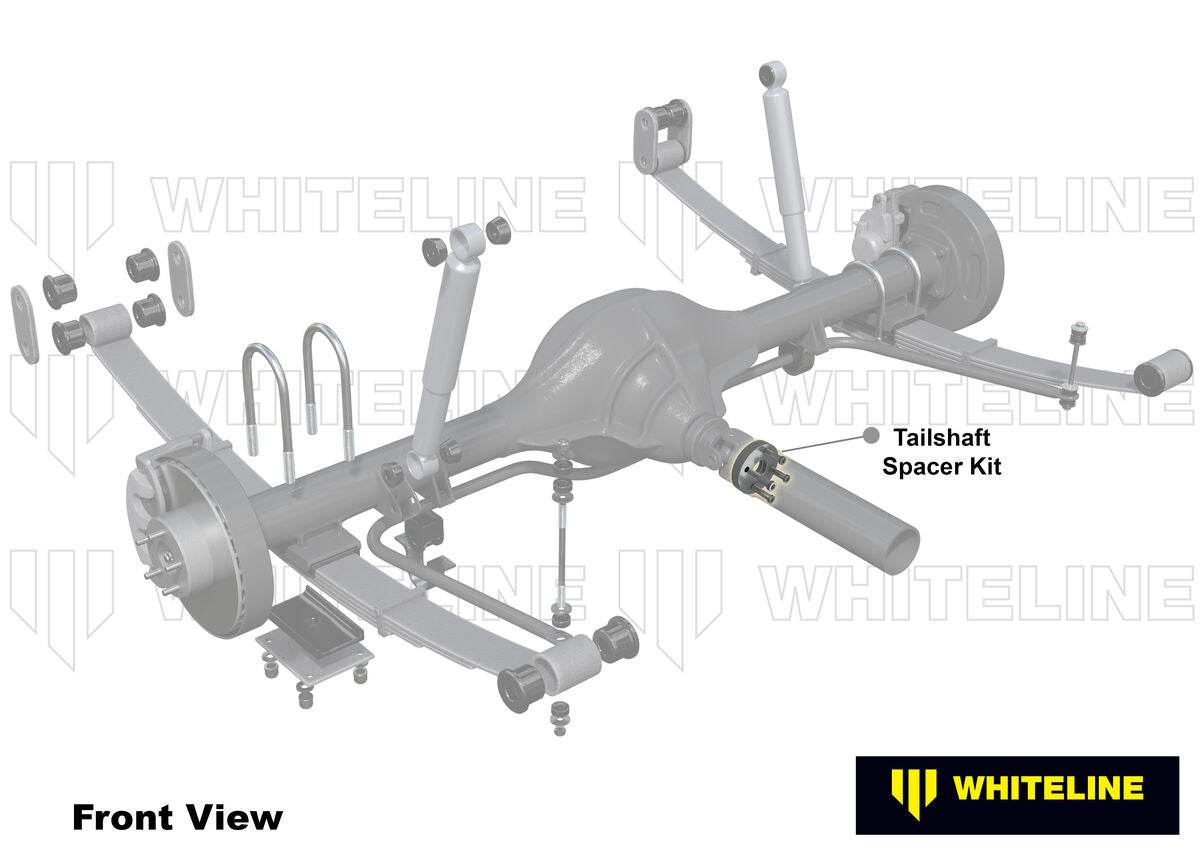 W93197 Whiteline Rear Tailshaft - Spacer Kit to Suit Mitsubishi Triton ML, MN and MQ, MR | Genuine Whiteline Suspension Component - photo 2 of 4