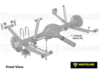 W93197 Whiteline Rear Tailshaft - Spacer Kit to Suit Mitsubishi Triton ML, MN and MQ, MR | Genuine Whiteline Suspension Component - photo 2 of 4