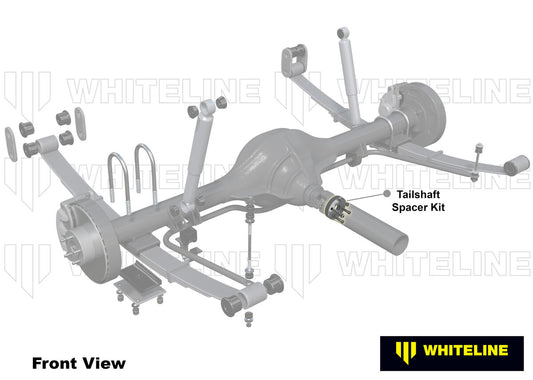 W93197 Whiteline Rear Tailshaft - Spacer Kit to Suit Mitsubishi Triton ML, MN and MQ, MR | Genuine Whiteline Suspension Component - photo 2 of 4
