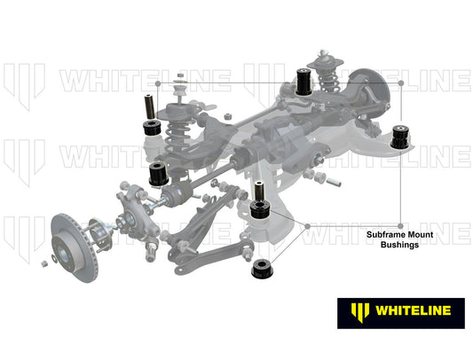 W93398 Whiteline Rear Subframe - Bushing Kit to Suit Cadillac CTS 2nd Gen | Genuine Whiteline Suspension Component - photo 2 of 5
