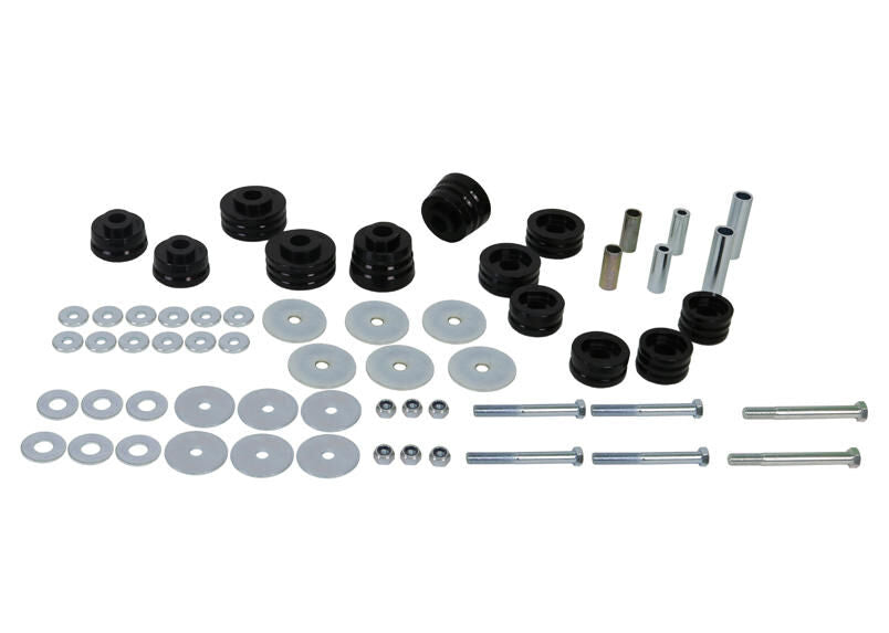 W93445 Whiteline Front and Rear Body Mount - Bushing Kit to Suit Ford Courier PE, PH and Mazda B Series UN | Genuine Whiteline Suspension Component - photo 2 of 4