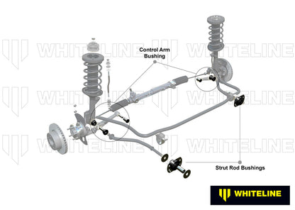 WCOM5C Whiteline Front Control Arm/Strut Rod - Bushing Kit to Suit Holden Commodore VT-VZ and HSV | Genuine Whiteline Suspension Component - photo 2 of 4