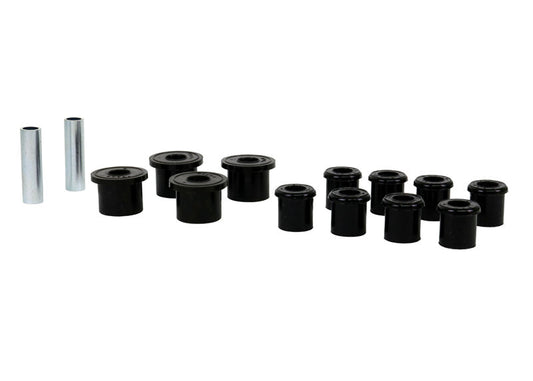 WEK011 Whiteline Rear Leaf Spring - Bushing Kit to Suit Holden Colorado, Rodeo and Isuzu D-Max | Genuine Whiteline Suspension Component