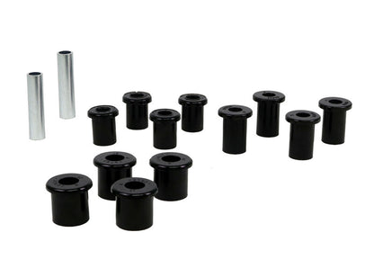 WEK014 Whiteline Rear Leaf Spring - Bushing Kit to Suit Mitsubishi Triton ME-MK 2wd/4wd | Genuine Whiteline Suspension Component