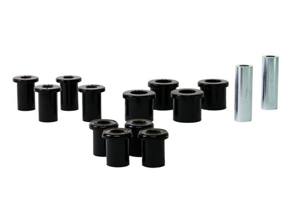 WEK017 Whiteline Rear Leaf Spring - Bushing Kit to Suit Mitsubishi Triton ME-MK 2wd/4wd | Genuine Whiteline Suspension Component - photo 3 of 4
