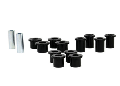 WEK023 Whiteline Rear Leaf Spring - Bushing Kit to Suit Nissan Navara D40 2wd/4wd | Genuine Whiteline Suspension Component - photo 3 of 4