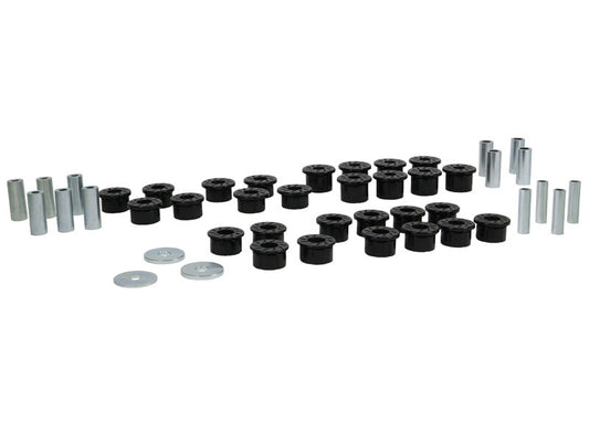 WEK099 Whiteline Rear Control Arm - Lower and Upper Bushing Kit to Suit Mazda MX-5 NA, NB | Genuine Whiteline Suspension Component
