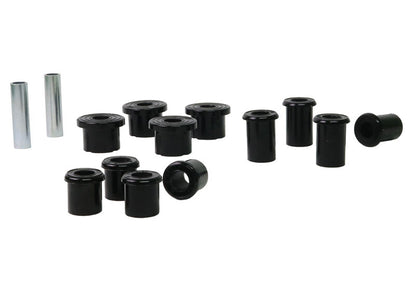 WEK104 Whiteline Rear Leaf Spring - Bushing Kit to Suit Holden Colorado, Isuzu D-Max and LDV T60 2wd/4wd | Genuine Whiteline Suspension Component