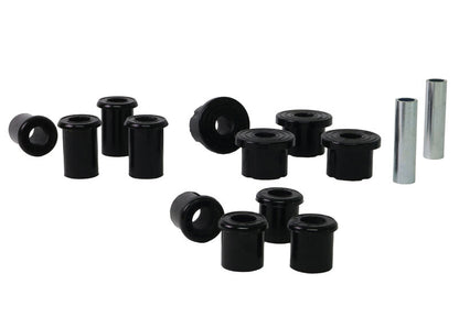 WEK104 Whiteline Rear Leaf Spring - Bushing Kit to Suit Holden Colorado, Isuzu D-Max and LDV T60 2wd/4wd | Genuine Whiteline Suspension Component - photo 3 of 4