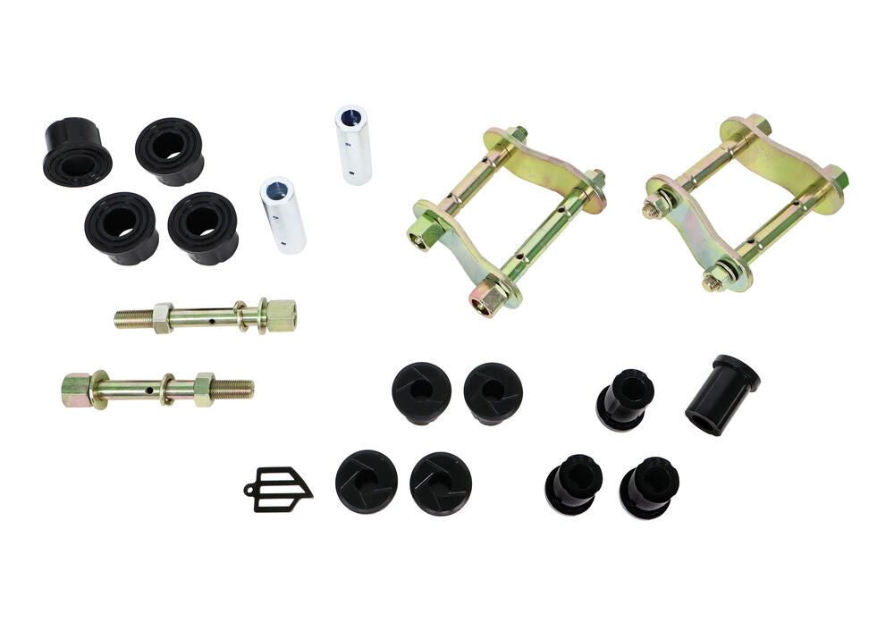 WEK113 Whiteline Rear Leaf Spring - Bushing and Greaseable Shackle/Pin Kit to Suit Mitsubishi Triton ML, MN 4wd | Genuine Whiteline Suspension Component - photo 4 of 4