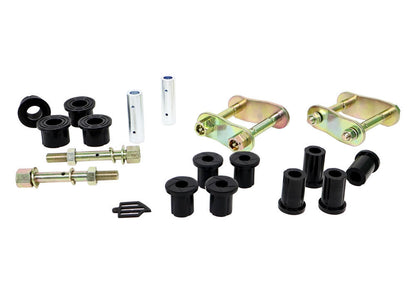 WEK113 Whiteline Rear Leaf Spring - Bushing and Greaseable Shackle/Pin Kit to Suit Mitsubishi Triton ML, MN 4wd | Genuine Whiteline Suspension Component - photo 3 of 4
