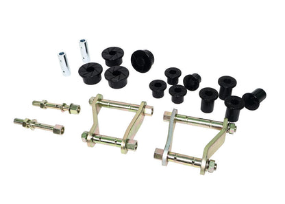 WEK114 Whiteline Rear Leaf Spring - Bushing and Greaseable Shackle/Pin Kit to Suit Ford Ranger PX, PY and Mazda BT-50 UP, UR 4wd | Genuine Whiteline Suspension Component