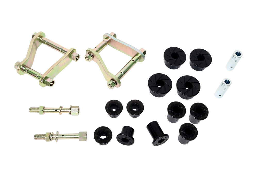 WEK114 Whiteline Rear Leaf Spring - Bushing and Greaseable Shackle/Pin Kit to Suit Ford Ranger PX, PY and Mazda BT-50 UP, UR 4wd | Genuine Whiteline Suspension Component - photo 4 of 4