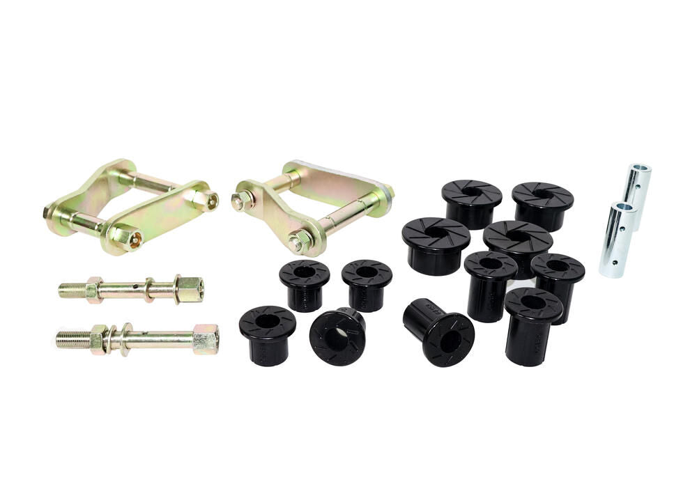 WEK114 Whiteline Rear Leaf Spring - Bushing and Greaseable Shackle/Pin Kit to Suit Ford Ranger PX, PY and Mazda BT-50 UP, UR 4wd | Genuine Whiteline Suspension Component - photo 3 of 4