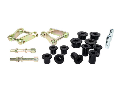 WEK114 Whiteline Rear Leaf Spring - Bushing and Greaseable Shackle/Pin Kit to Suit Ford Ranger PX, PY and Mazda BT-50 UP, UR 4wd | Genuine Whiteline Suspension Component - photo 3 of 4