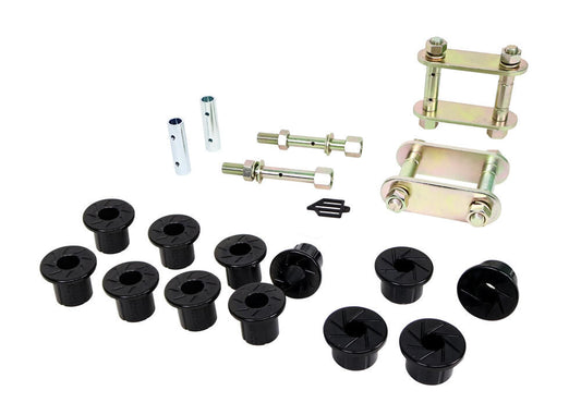 WEK117 Whiteline Rear Leaf Spring - Bushing and Greaseable Shackle/Pin Kit to Suit Holden Colorado, Rodeo and Isuzu D-Max | Genuine Whiteline Suspension Component