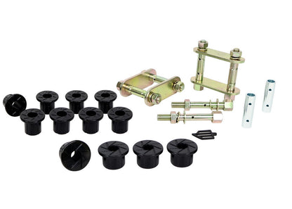 WEK117 Whiteline Rear Leaf Spring - Bushing and Greaseable Shackle/Pin Kit to Suit Holden Colorado, Rodeo and Isuzu D-Max | Genuine Whiteline Suspension Component - photo 3 of 4