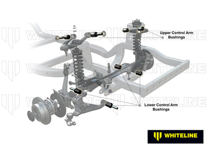 WEK120 Whiteline Front Control Arm - Bushing Kit to Suit Nissan Navara D40, D23 and Pathfinder R51 | Genuine Whiteline Suspension Component - photo 2 of 4