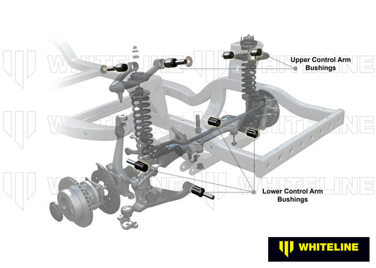 WEK120 Whiteline Front Control Arm - Bushing Kit to Suit Nissan Navara D40, D23 and Pathfinder R51 | Genuine Whiteline Suspension Component - photo 2 of 4