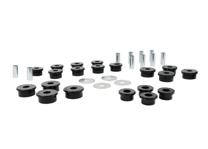 WEK128 Whiteline Rear Trailing Arm/Panhard Rod - Bushing Kit to Suit Toyota Land Cruiser 80 and 105 Series | Genuine Whiteline Suspension Component