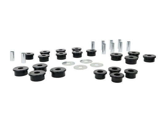 WEK128 Whiteline Rear Trailing Arm/Panhard Rod - Bushing Kit to Suit Toyota Land Cruiser 80 and 105 Series | Genuine Whiteline Suspension Component