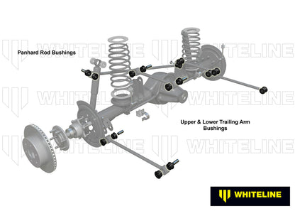 WEK128 Whiteline Rear Trailing Arm/Panhard Rod - Bushing Kit to Suit Toyota Land Cruiser 80 and 105 Series | Genuine Whiteline Suspension Component - photo 2 of 4