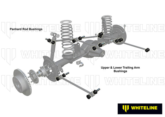 WEK128 Whiteline Rear Trailing Arm/Panhard Rod - Bushing Kit to Suit Toyota Land Cruiser 80 and 105 Series | Genuine Whiteline Suspension Component - photo 2 of 4