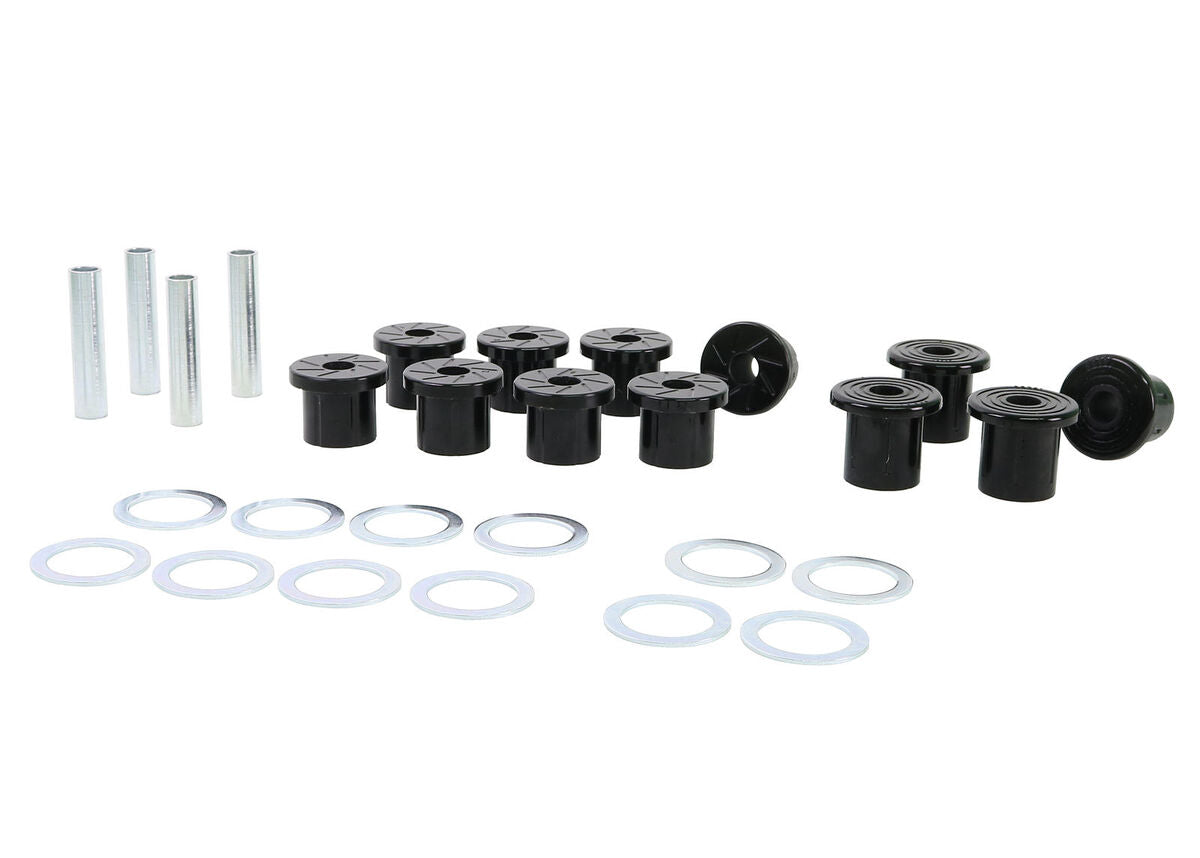 WEK136 Whiteline Rear Leaf Spring - Bushing Kit to Suit Toyota Land Cruiser 76, 78 and 79 Series | Genuine Whiteline Suspension Component