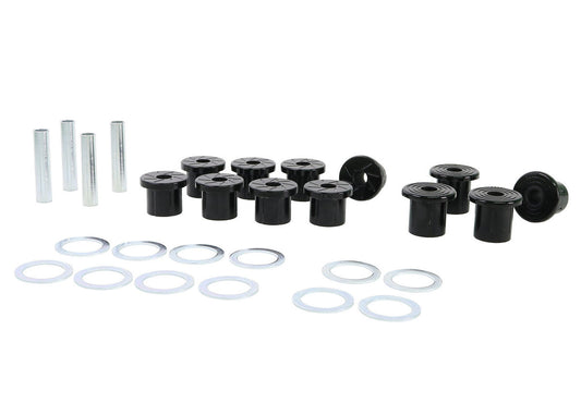 WEK136 Whiteline Rear Leaf Spring - Bushing Kit to Suit Toyota Land Cruiser 76, 78 and 79 Series | Genuine Whiteline Suspension Component