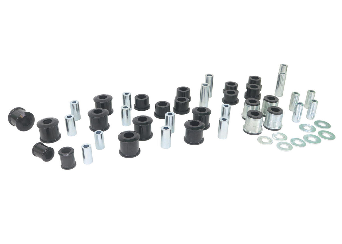 WEK144 Whiteline Front and Rear Essential Vehicle Bushing Kit to Suit Toyota Land Cruiser 100 Series IFS and Lexus LX470 | Genuine Whiteline Suspension Component
