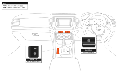 PSHSWCH-AMA-MID-STEDI Volkswagen Amarok Push Switch (To Suit Mid-Dash 2016-Current) | STEDI | Genuine STEDI Product, image 11
