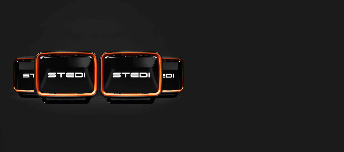 QDE-PAIR Quad EVO Side Pair LED Driving Lights | Genuine STEDI Product