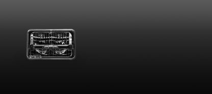 ST-45-HMB-641 Homage Rectangle 6x4 Inch Black LED Headlight 5700K | Genuine STEDI Product