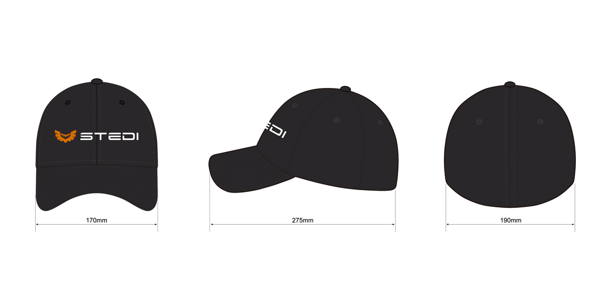 ST-51-CAP-101 STEDI Fitted Baseball Cap L/XL | Genuine STEDI Product