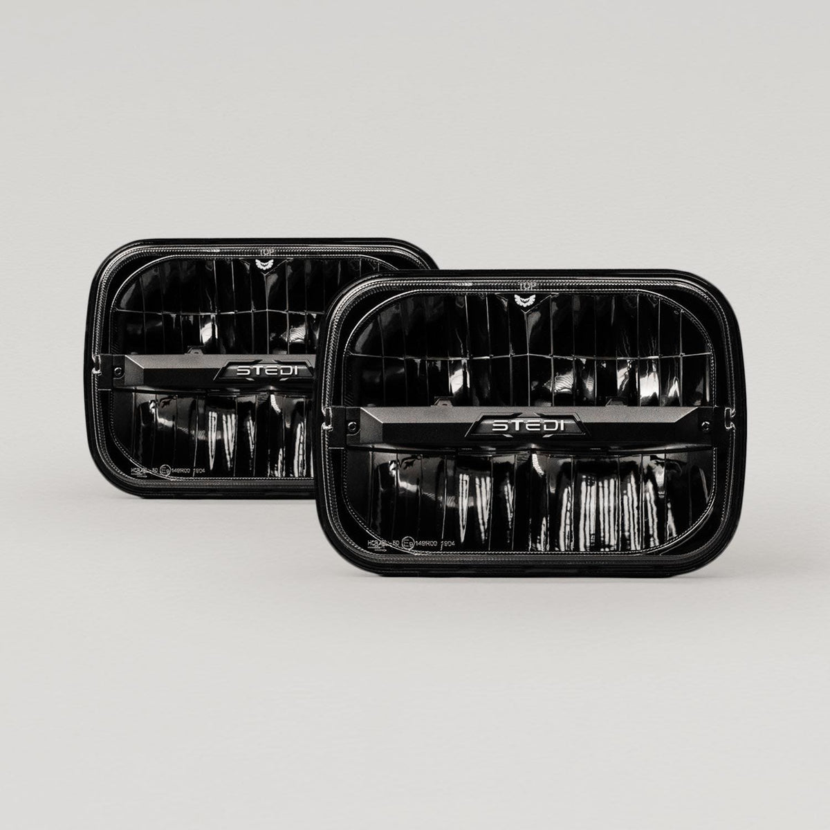 HMB-751-Pair Homage Rectangle 7x5 Inch Black LED Headlight 5700K (Pair) | Genuine STEDI Product