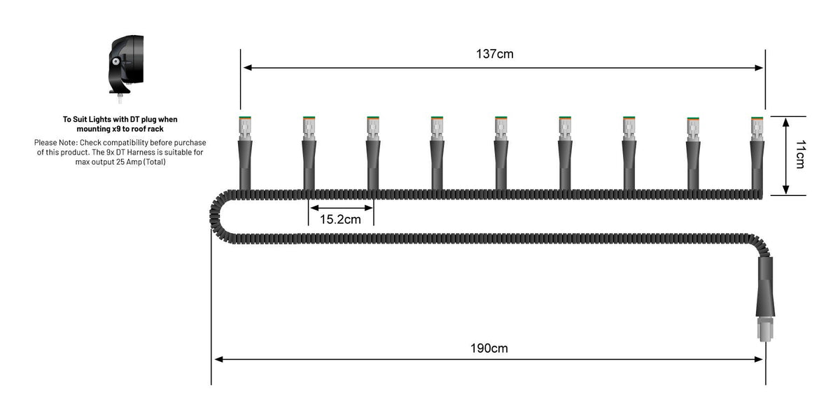 ST-32-WIR-136 9 Plug Array Harness | Genuine STEDI Product, image 12